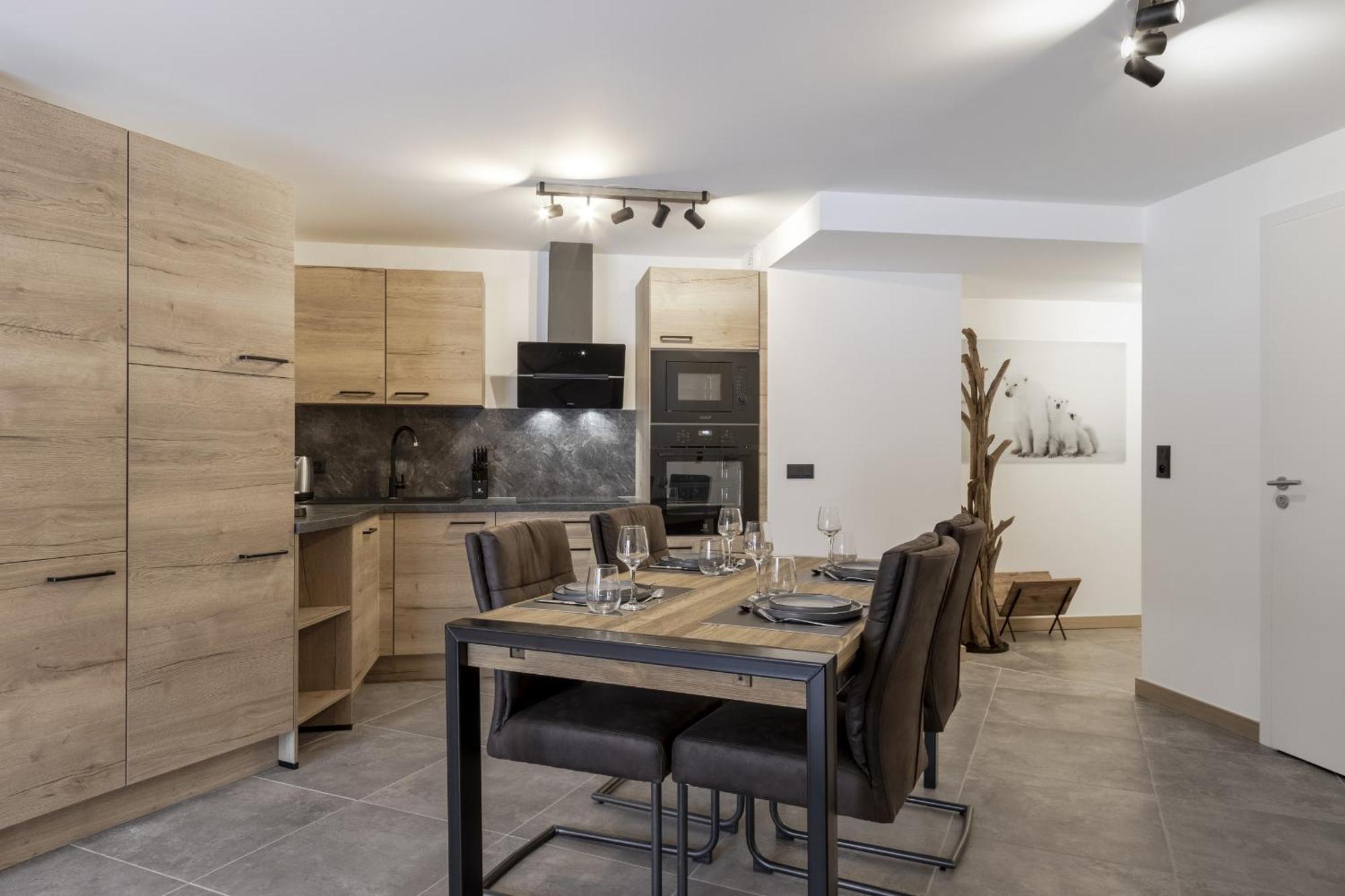 The Bear Apartment Les Houches Bagian luar foto