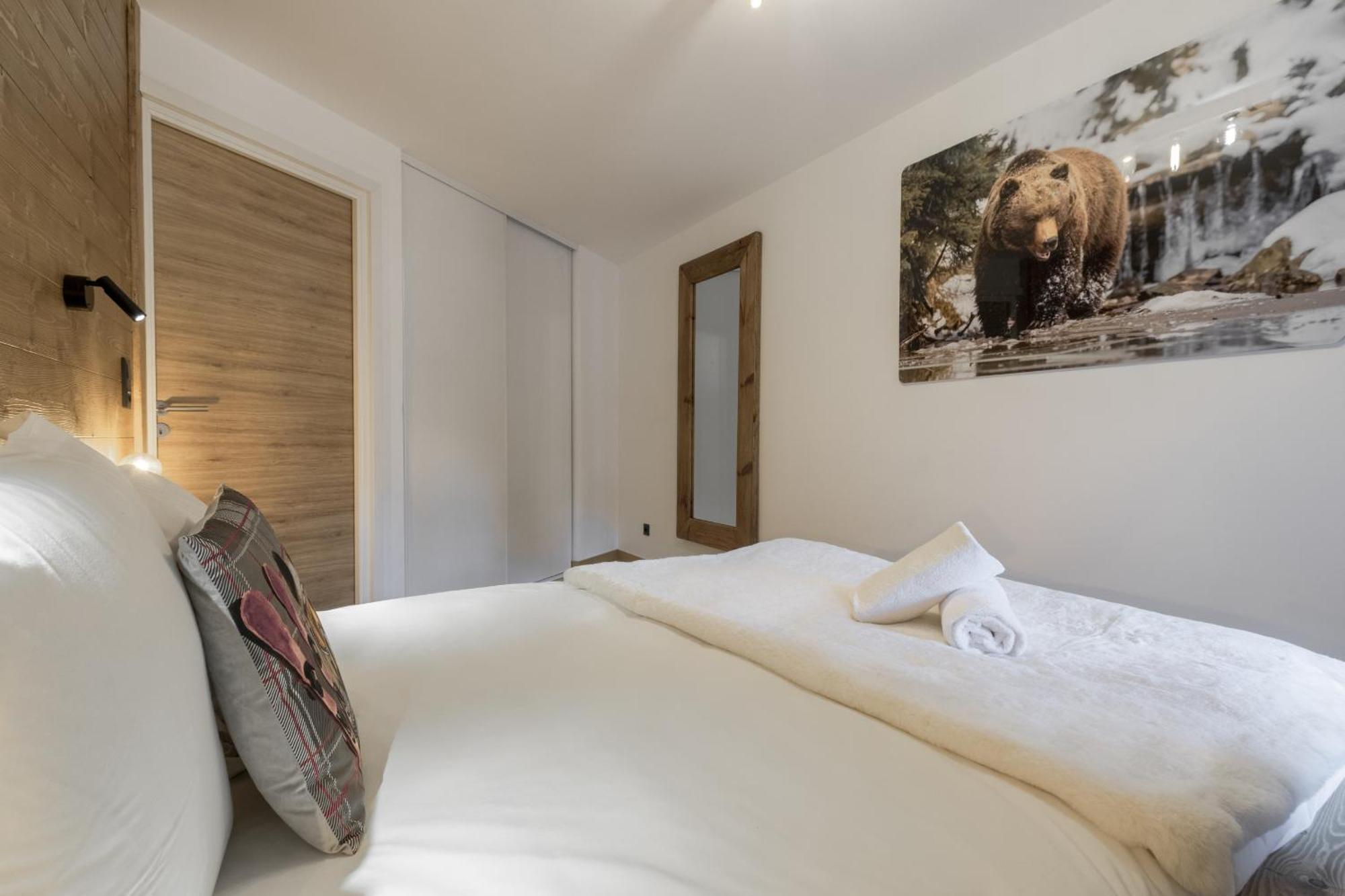 The Bear Apartment Les Houches Bagian luar foto